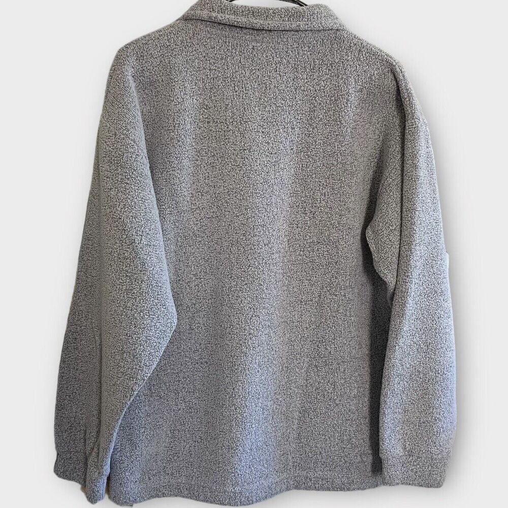 Washington DC Sweater Women’s Large Gray Pullover 1/4 Zip USA Cedar Sports Vtg - Picture 2 of 10